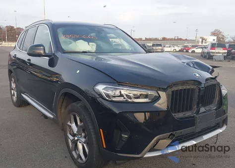 2022 BMW X3 xDrive30I from USA, damaged, VIN WBX57DP06NN176045